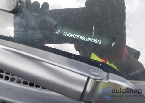 2020 Honda Civic Sport from USA, damaged, VIN 2HGFC2F89LH513873